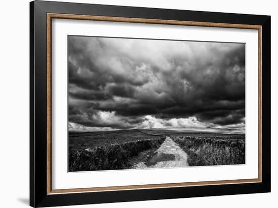 Road Through a Storm-Rory Garforth-Framed Photographic Print