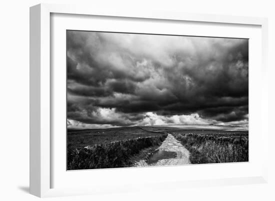 Road Through a Storm-Rory Garforth-Framed Photographic Print