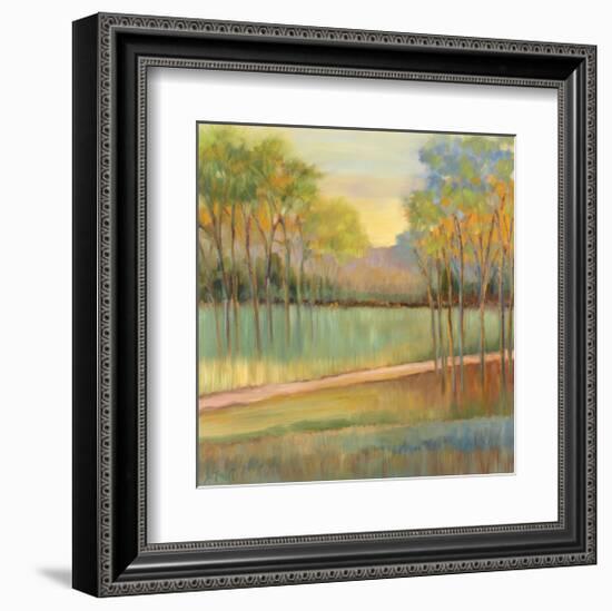 Road Through Blue Fields-Libby Smart-Framed Giclee Print