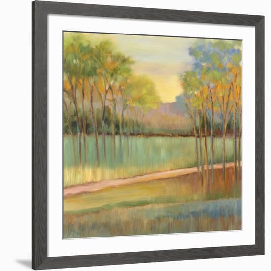 Road Through Blue Fields-Libby Smart-Framed Giclee Print