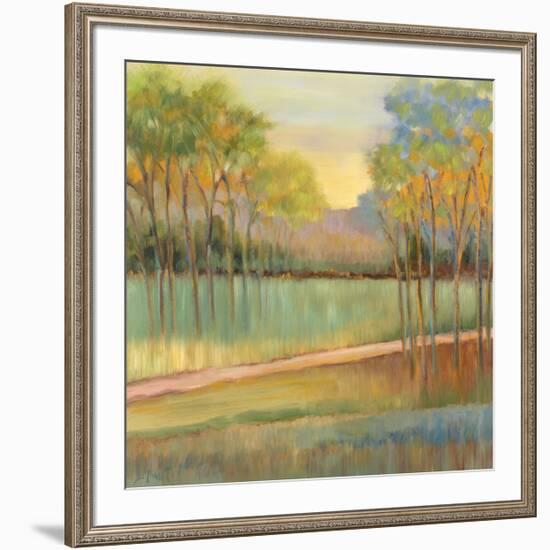 Road Through Blue Fields-Libby Smart-Framed Giclee Print