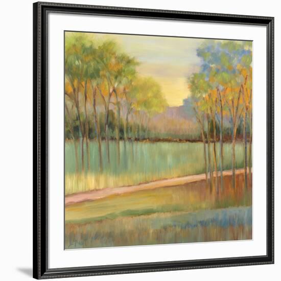 Road Through Blue Fields-Libby Smart-Framed Giclee Print