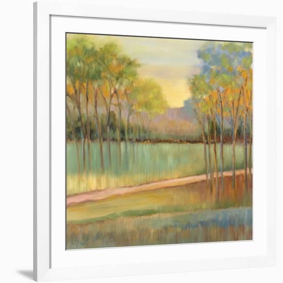 Road Through Blue Fields-Libby Smart-Framed Giclee Print