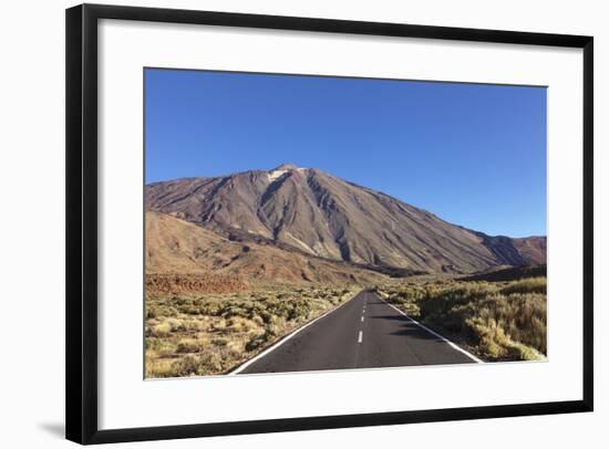 Road Through Caldera De Las Canadas, National Park Teide, Canary Islands-Markus Lange-Framed Photographic Print