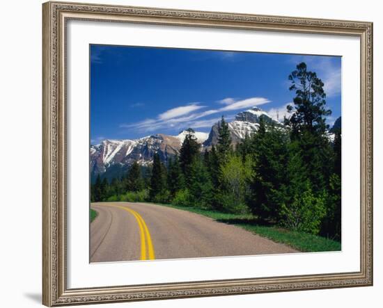 Road Through Glacier National Park-Mick Roessler-Framed Photographic Print