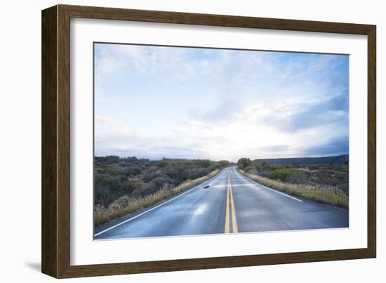 Road Through The NP Section Of The Black Canyon Of The Gunnison River NP In SW Colorado-Justin Bailie-Framed Photographic Print