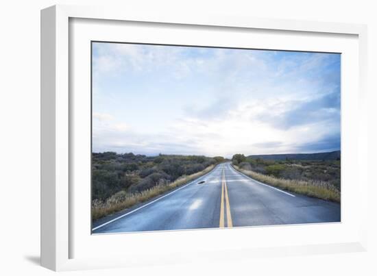 Road Through The NP Section Of The Black Canyon Of The Gunnison River NP In SW Colorado-Justin Bailie-Framed Photographic Print