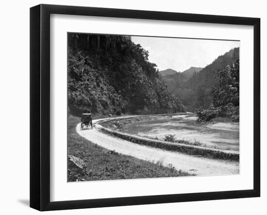 Road to Bog Walk, Jamaica, C1905-Adolphe & Son Duperly-Framed Giclee Print