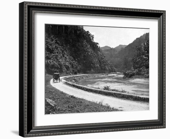 Road to Bog Walk, Jamaica, C1905-Adolphe & Son Duperly-Framed Giclee Print