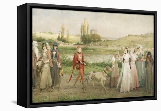 Road to Camelot-George Henry Boughton-Framed Premier Image Canvas