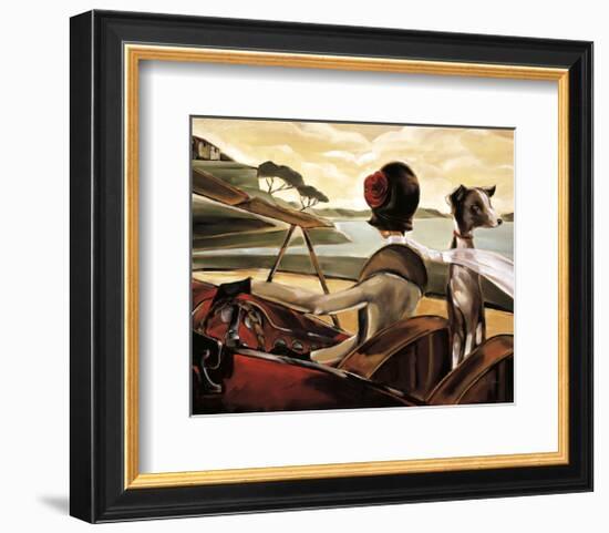 Road to Cannes-Trish Biddle-Framed Giclee Print