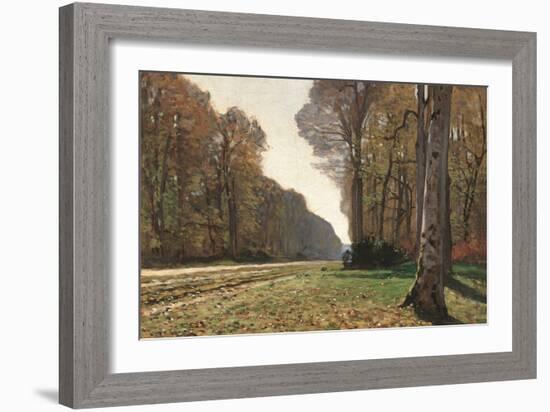 Road to Chailly-Claude Monet-Framed Art Print