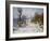 Road to Giverny in Winter-Claude Monet-Framed Giclee Print