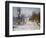 Road to Giverny in Winter-Claude Monet-Framed Premium Giclee Print