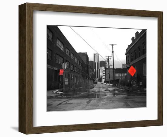 Road To Gm Headquarters-NaxArt-Framed Art Print