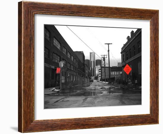 Road To Gm Headquarters-NaxArt-Framed Art Print