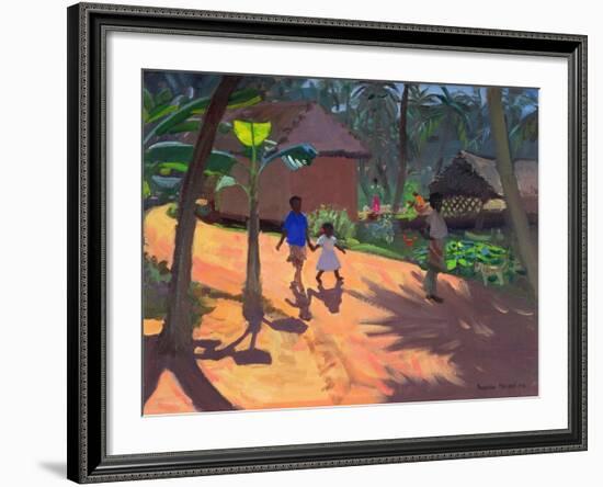 Road to Kovalum Beach, Kerala, 1996-Andrew Macara-Framed Giclee Print