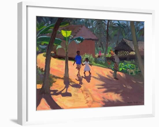 Road to Kovalum Beach, Kerala, 1996-Andrew Macara-Framed Giclee Print
