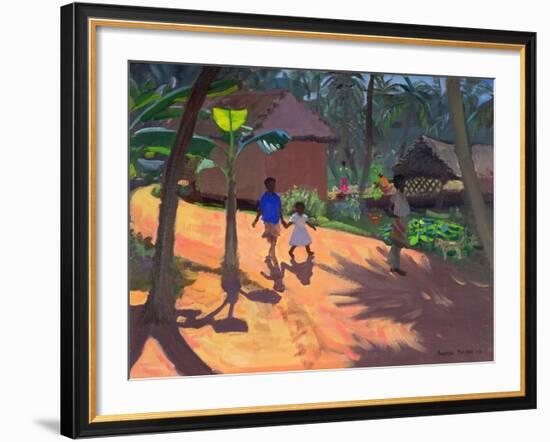 Road to Kovalum Beach, Kerala, 1996-Andrew Macara-Framed Giclee Print