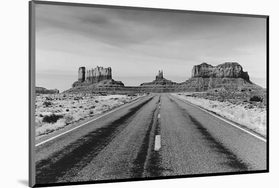 Road to Monument Valley, Arizona-null-Mounted Art Print