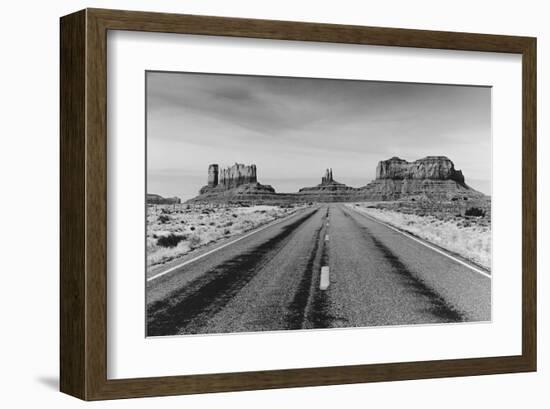 Road to Monument Valley, Arizona-null-Framed Art Print