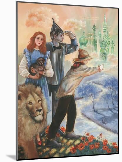 Road to Oz-Judy Mastrangelo-Mounted Giclee Print