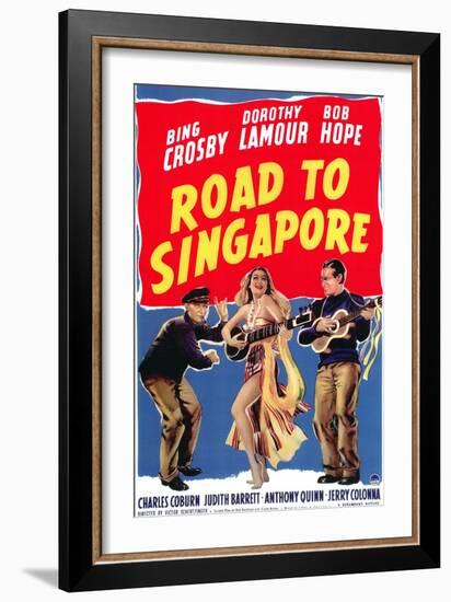 Road to Singapore, 1940-null-Framed Art Print