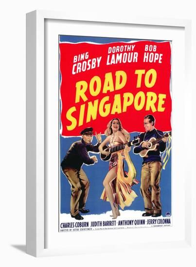 Road to Singapore, 1940-null-Framed Art Print