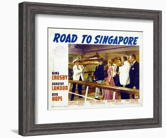 Road to Singapore, 1940-null-Framed Art Print