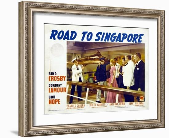 Road to Singapore, 1940-null-Framed Art Print