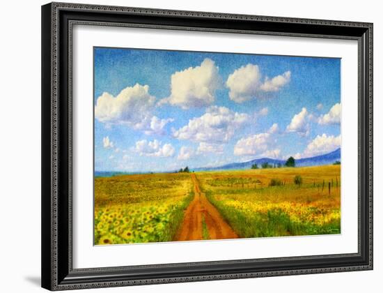 Road to Sky-Chris Vest-Framed Art Print