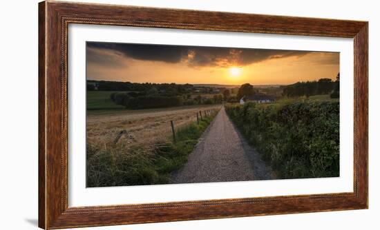 Road To Sunset Valley-István Nagy-Framed Photographic Print