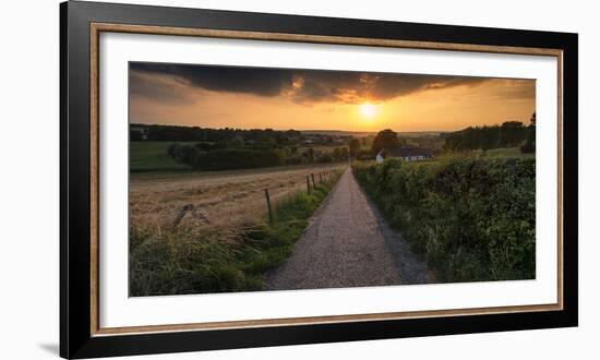 Road To Sunset Valley-István Nagy-Framed Photographic Print