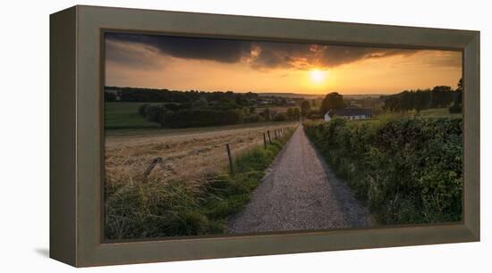 Road To Sunset Valley-István Nagy-Framed Premier Image Canvas