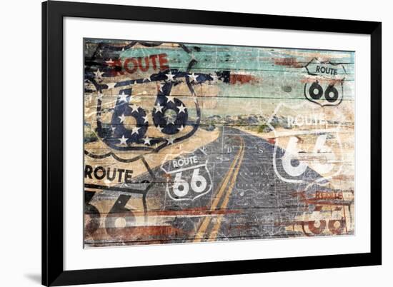 Road To The Flag-Jace Grey-Framed Art Print