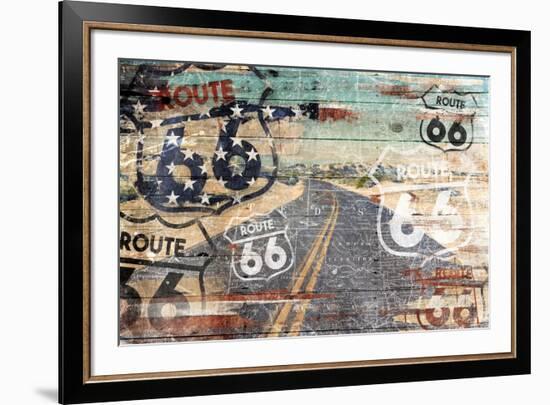 Road To The Flag-Jace Grey-Framed Art Print