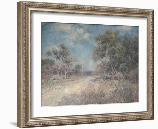 Road to the Hills, C.1918 (Oil on Canvas)-Julian Onderdonk-Framed Giclee Print