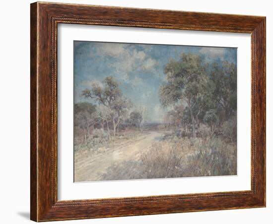 Road to the Hills, C.1918 (Oil on Canvas)-Julian Onderdonk-Framed Giclee Print