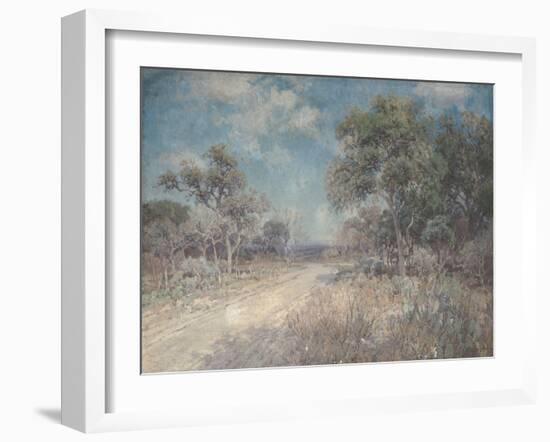 Road to the Hills, C.1918 (Oil on Canvas)-Julian Onderdonk-Framed Giclee Print