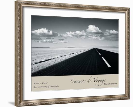 Road To Utah-Chris Simpson-Framed Giclee Print