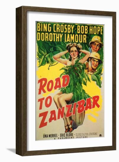 Road to Zanzibar, 1941-null-Framed Art Print