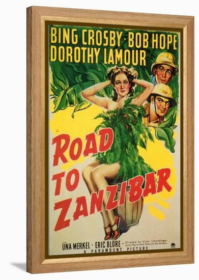 Road to Zanzibar, 1941-null-Framed Stretched Canvas