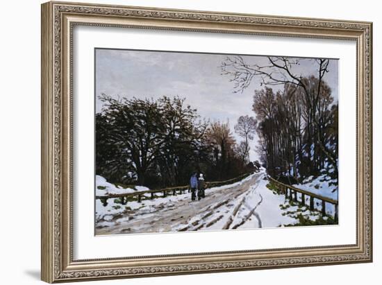 Road Toward the Farm, Saint-Simeon, Honfleur-Claude Monet-Framed Giclee Print