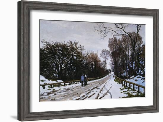 Road Toward the Farm, Saint-Simeon, Honfleur-Claude Monet-Framed Giclee Print