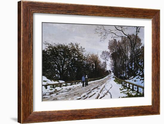 Road Toward the Farm, Saint-Simeon, Honfleur-Claude Monet-Framed Giclee Print