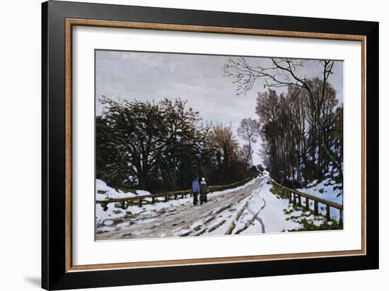 Road Toward the Farm, Saint-Simeon, Honfleur-Claude Monet-Framed Giclee Print