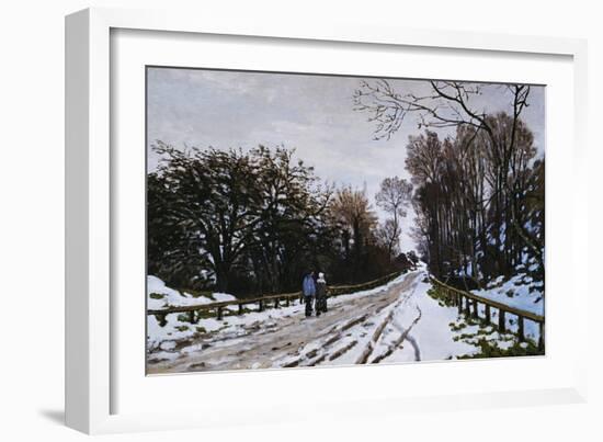 Road Toward the Farm, Saint-Simeon, Honfleur-Claude Monet-Framed Giclee Print