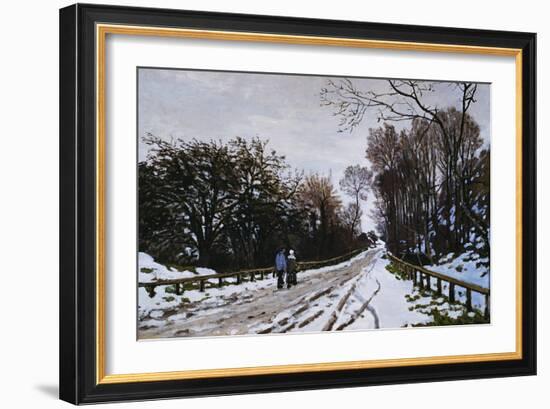 Road Toward the Farm, Saint-Simeon, Honfleur-Claude Monet-Framed Giclee Print