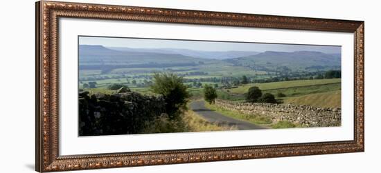 Road Towards Wensleydale Valley, Yorkshire Dales National Park, Yorkshire, England, United Kingdom-Patrick Dieudonne-Framed Photographic Print