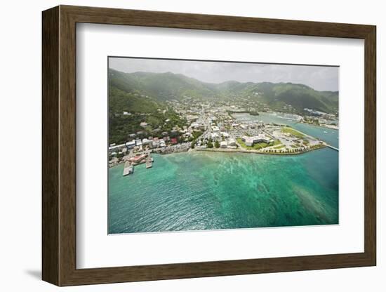 Road Town on Tortola in British Virgin Islands-Macduff Everton-Framed Photographic Print